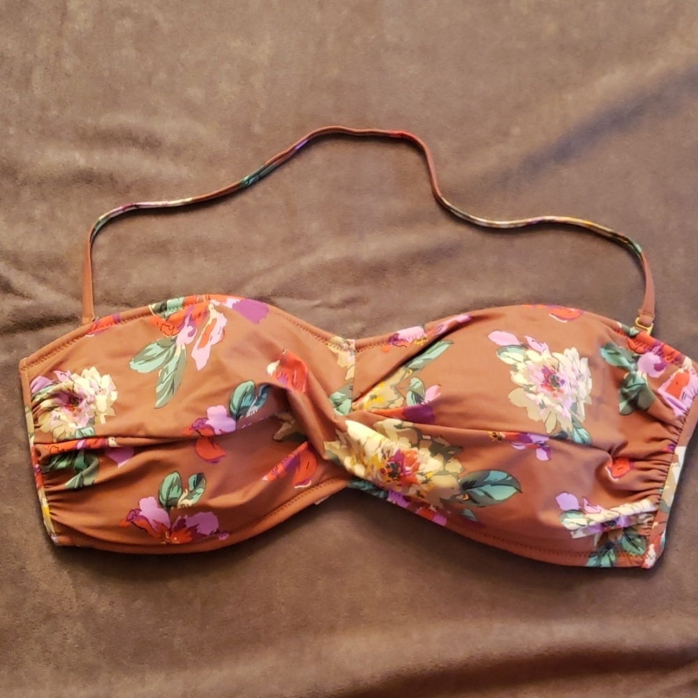 J.Crew Padded Bandeau Bikini swim top